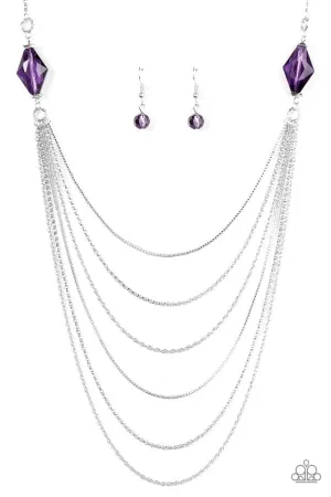 Paparazzi Necklace ~ Rich Beyond Your Wildest GLEAMS! - Purple