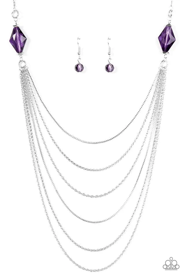 Paparazzi Necklace ~ Rich Beyond Your Wildest GLEAMS! - Purple