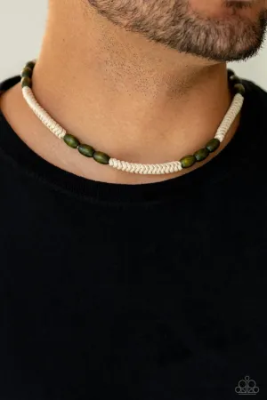 Paparazzi Necklace ~ Tahiti Tide - Green