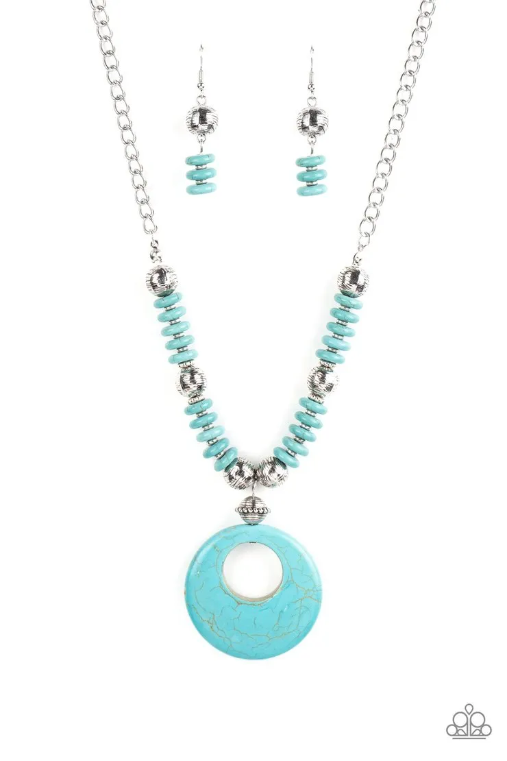 Paparazzi Oasis Goddess - Blue Necklace