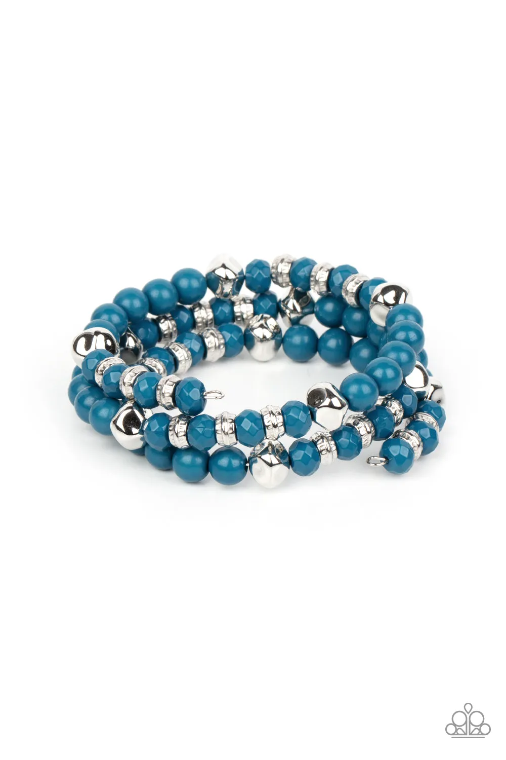 PAPARAZZI Vibrant Verve - Blue BRACELETS