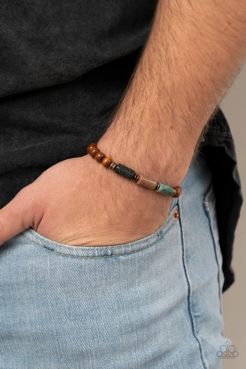 PAPARAZZI ZEN Most Wanted - Copper BRACELETS