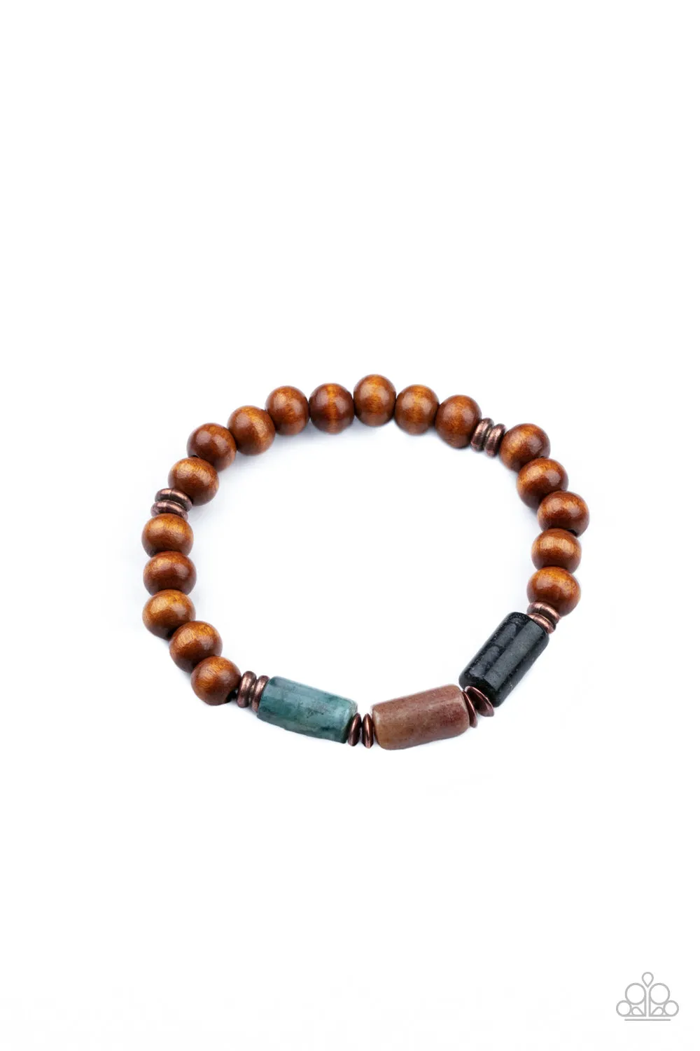 PAPARAZZI ZEN Most Wanted - Copper BRACELETS