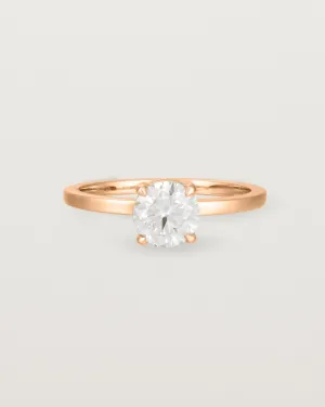 Petite Una Round Solitaire | Laboratory Grown Diamond