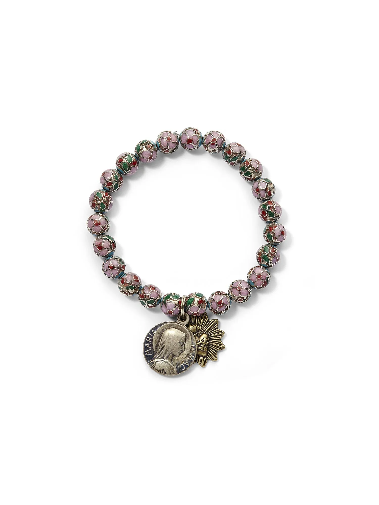 Pink Cloisonee Icon Bracelet