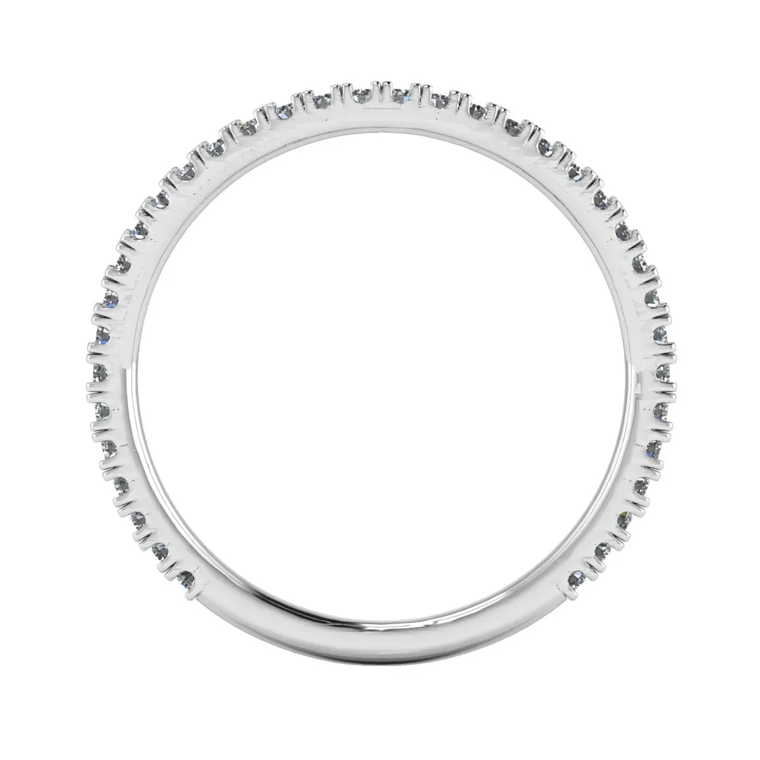 "Immy" Irregular Subtle Shaped 0.40ct Diamond Eternity Ring ET39