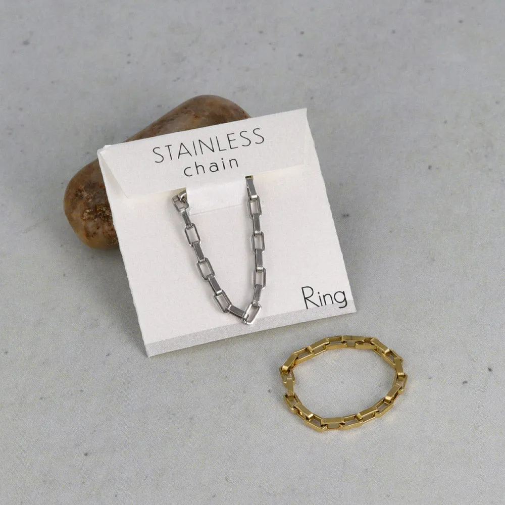 Rectangle Chain Ring