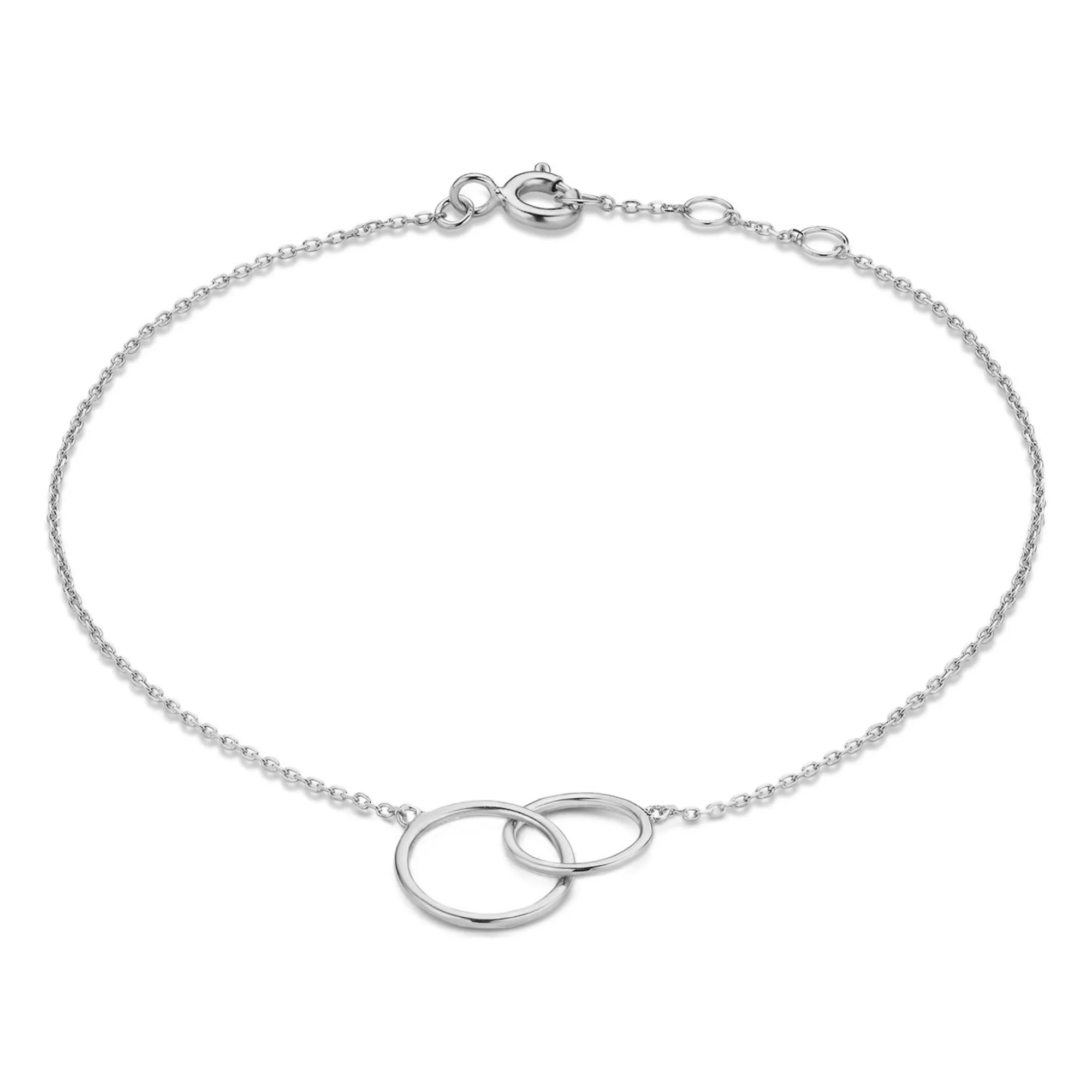 Saint Germain Loulou 14 karat white gold bracelet with rings