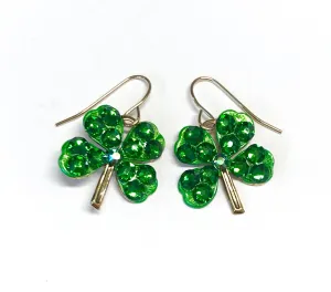 Shamrock Earrings - Four Leaf Clover - St Patrick’s Day Jewelry