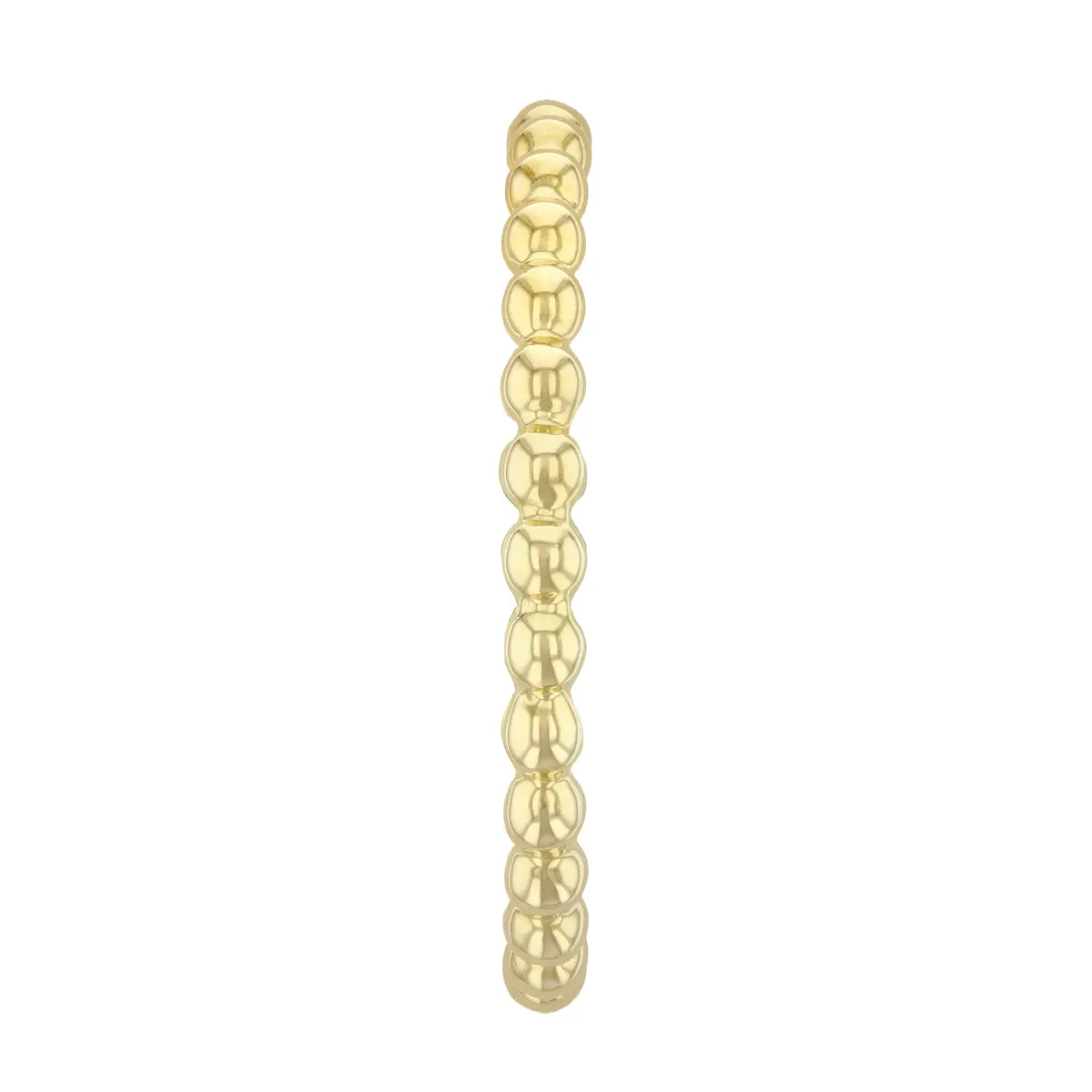 Soleil Collection Beaded Stacking Ring | 9K Solid Yellow Gold