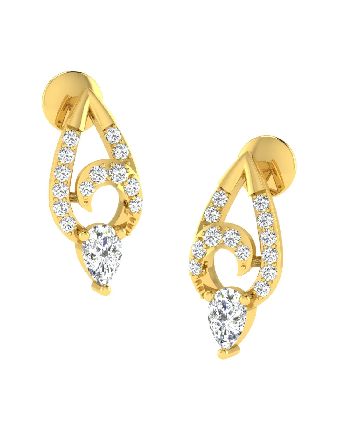 Sparkling chasm passion earrings