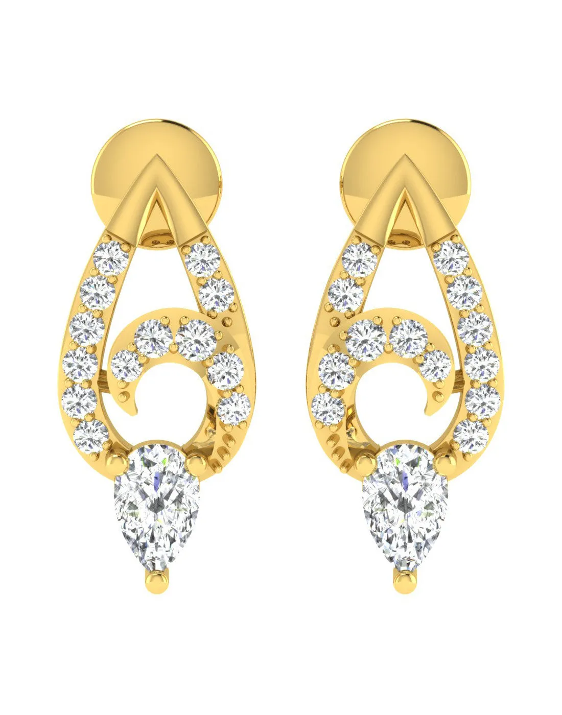 Sparkling chasm passion earrings