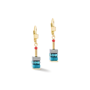 Sparkling Classic Elements earrings gold-energy