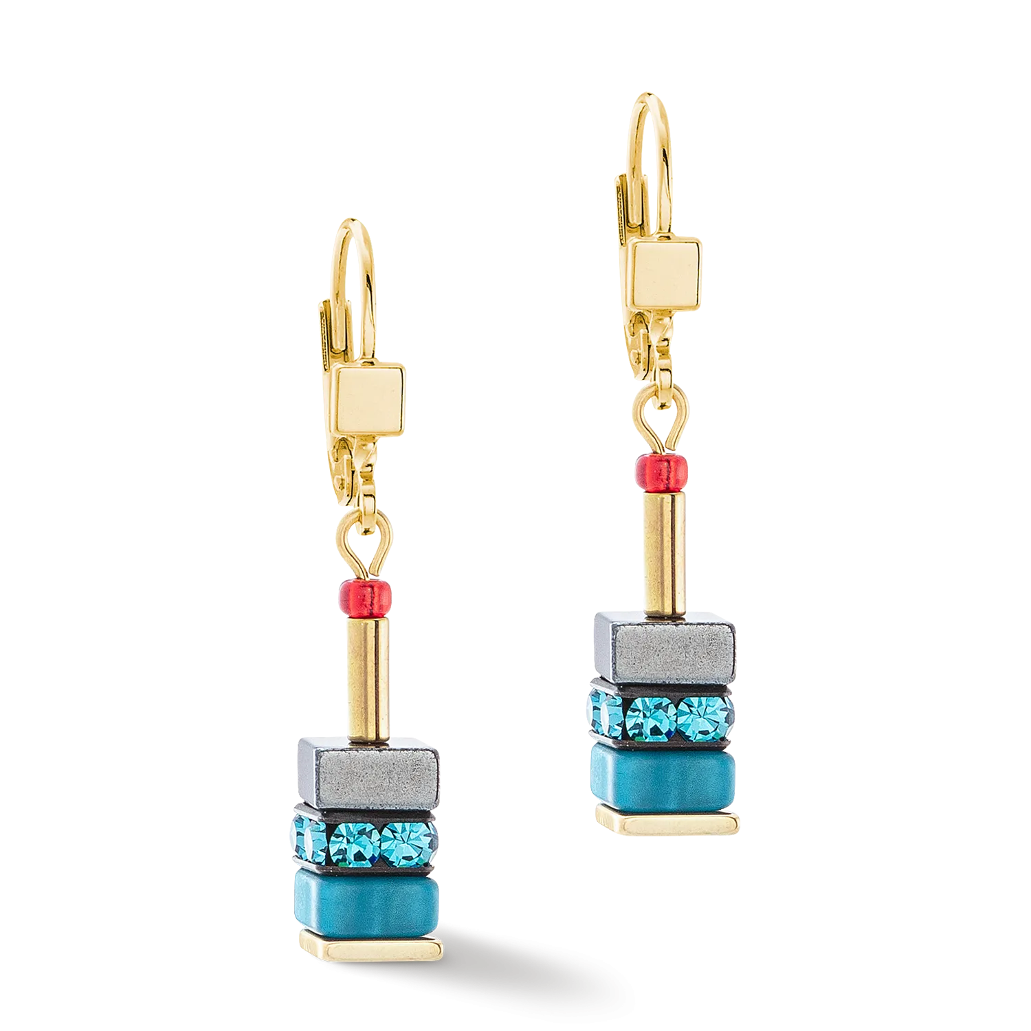 Sparkling Classic Elements earrings gold-energy