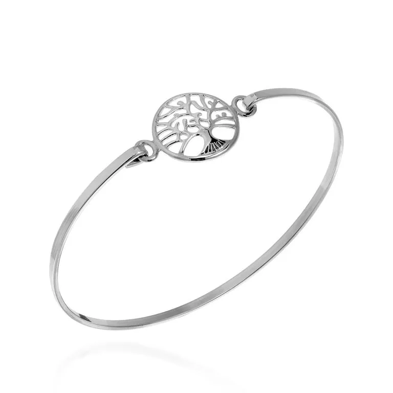 Sterling Silver Tree of Life  Bangles