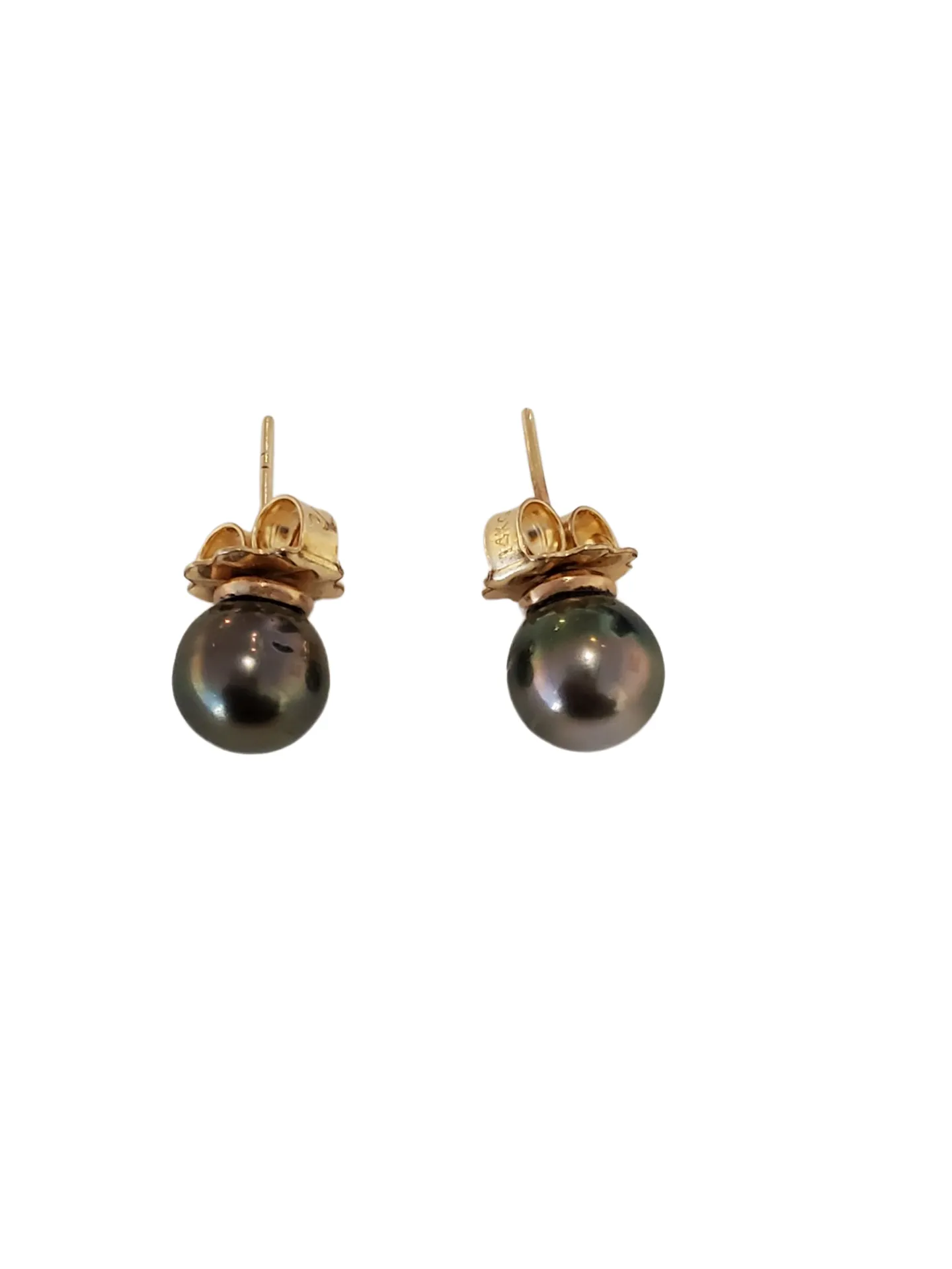 Tahitian Pearl Stud Earrings